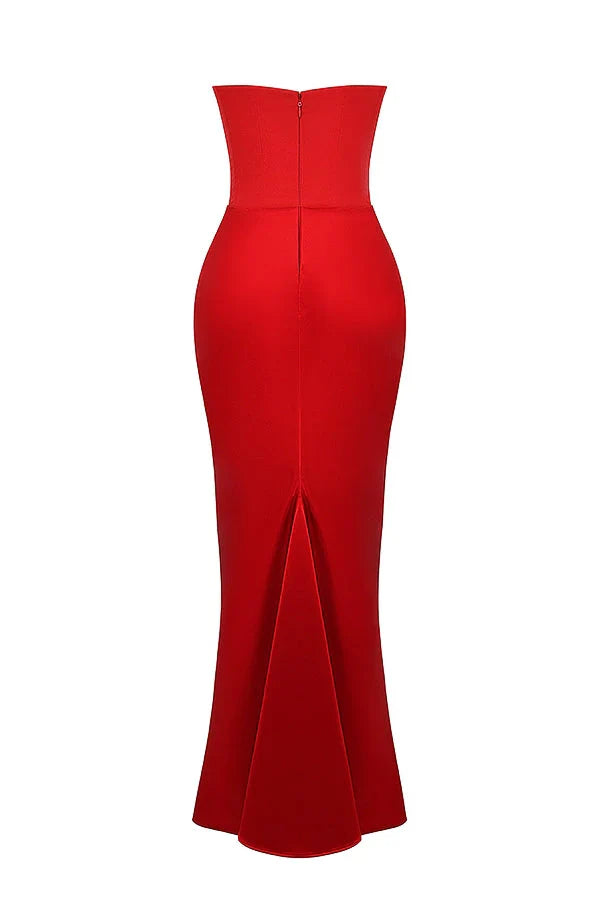 Nuria | Vestido largo de Satén